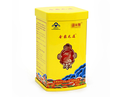 靈芝西洋參馬鹿茸膠囊鐵盒包裝_醫(yī)藥保健品馬口鐵盒廠家定制